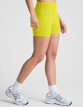 yellow 3" inseam biker shorts.